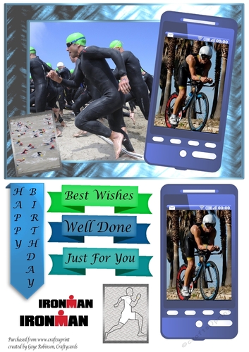 Triathlon Phone Card - Male