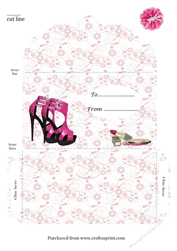 Money Wallet for Make up bag and Pink shoes cup813309_3656