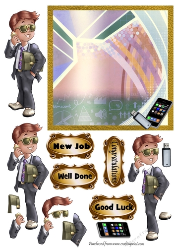 New Job Business Man
