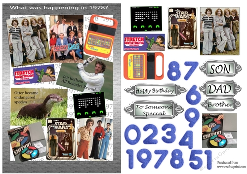 1978 Birth Year - Male