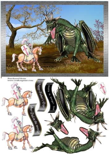 St. George and the Dragon 0r Fathers Day