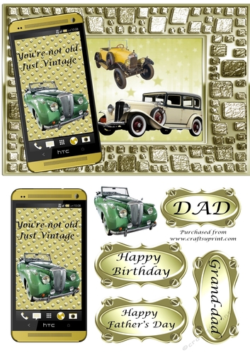 Vintage Car Phone Card 2
