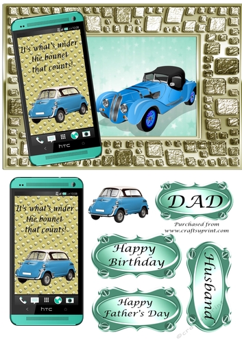 Vintage Car Phone Card 4