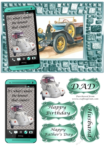 Vintage Car Phone Card 6