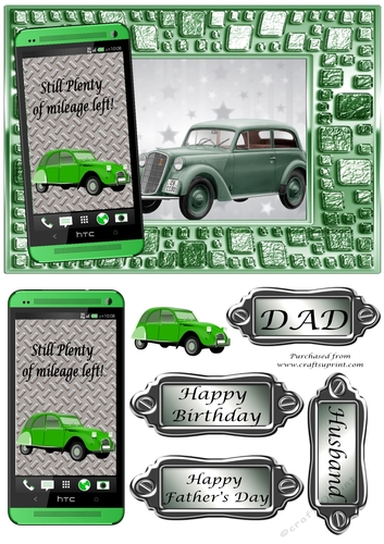 Vintage Car Phone Card 7