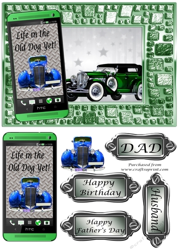 Vintage Car Phone Card 8