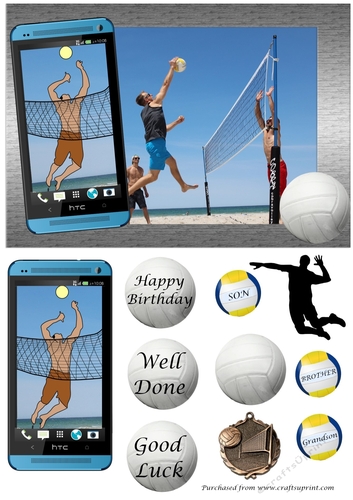 Volleyball Phone card Male