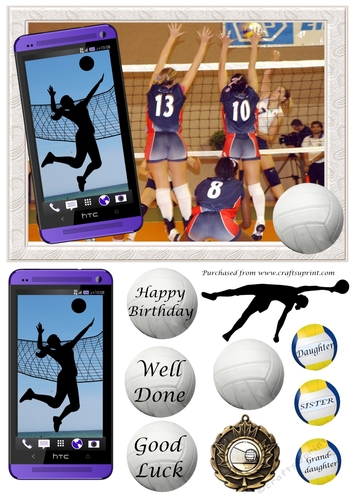 Volleyball Phone card Female