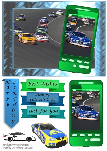 Nascar Racing Phone Card