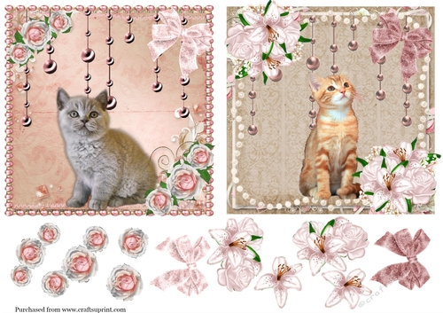 Cute Cat & Kitten Toppers 1