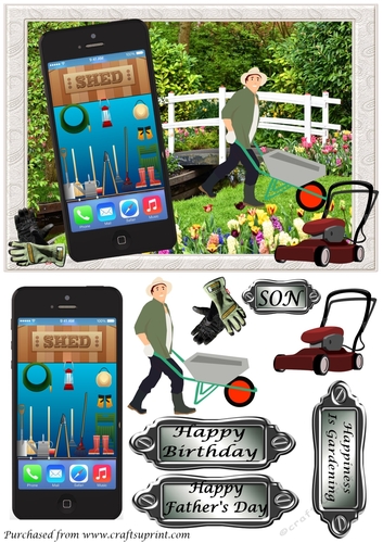 Gardening Phone Card 1 