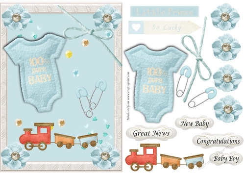 Baby Boy Card