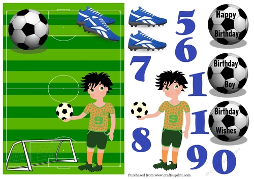 Football Birthday Boy