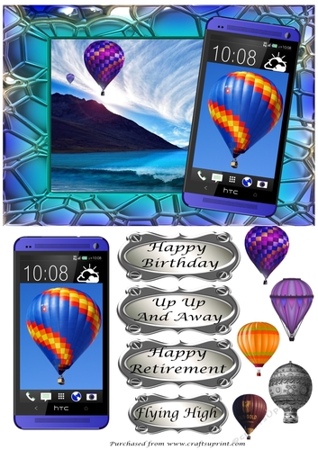 Hot Air Balloon Phone card 1