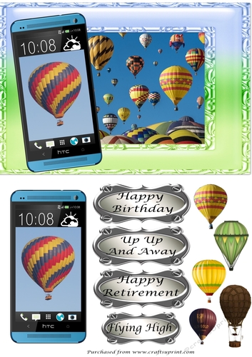 Hot Air Balloon Phone card 2