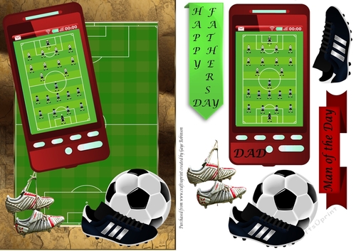 Fathers Day Football Phone 