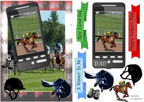 Fathers Day Horse Racing Phone 