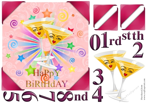 Birthday Martini - ages 18 - 100