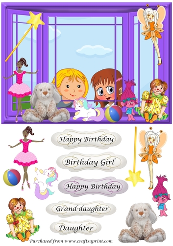 Girls Toy Shop Window