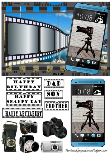 Photography Phone card - Male