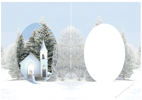 Insert for Christmas Church cards 910940, 910941, 910942