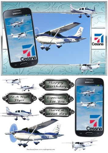 Cessna Aircraft Phone card 2