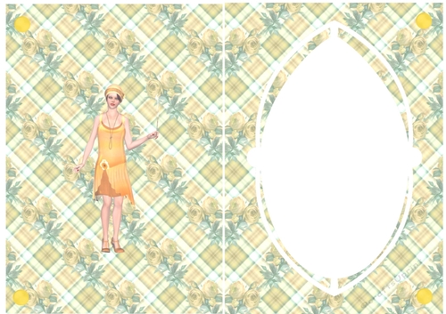 Insert for Charleston Flapper in gold cup915370_3656