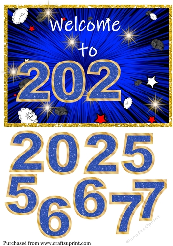 Welcome to 2025, 2026, 2027 in blue