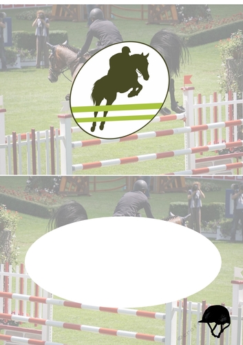 Insert for Show Jumping Phone cards 944876_3656 and 944880_3656