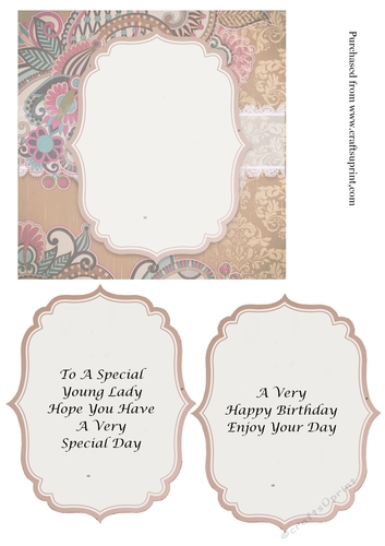 Insert for Cute Girl and her Puppy Card cup 946184_3656