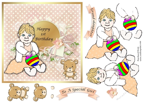 Girl 1st Birthday