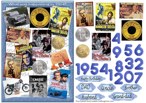 Birth Year 1954 - Male 