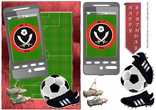 Football Phone card for Sheffield Fan