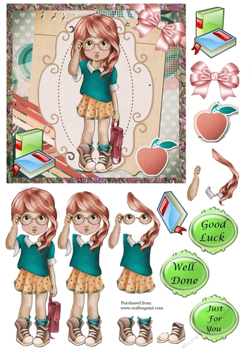 Ready for School - Girl