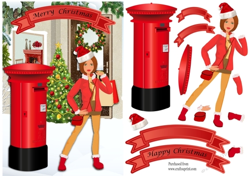 Cards posted Shopping Done Merry Christmas