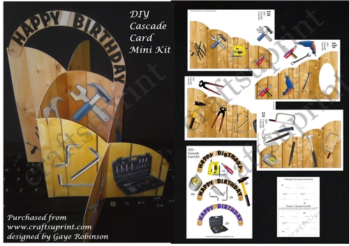 DIY Cascade Stretch Card Kit