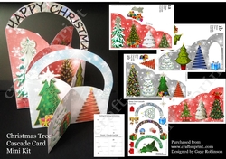 Christmas Tree Cascade Card Kit