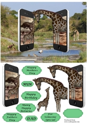 Dual Phones Giraffes