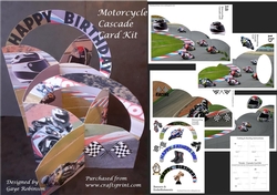 Motorcycle Cascade stretch Card Kit