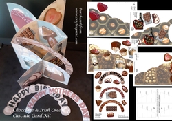 Chocolate & Irish Cream Cascade Card - Mothers Day or Birthday