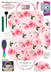 Handbag card 5 with accessories