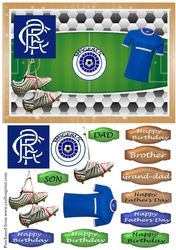 Glasgow Rangers FC Card - Various Greetings