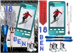 Image of cup858668_3656 - BEN Skiing Phone Card