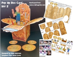 Image of cup818409_3656 - Pop Up box card DIY 2 Fathers Day or Birthday