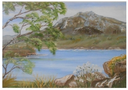 Lake and Mountains