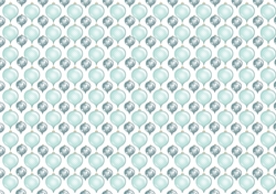Blue Christmas Bauble faded background