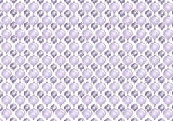 Purple Christmas Bauble faded background