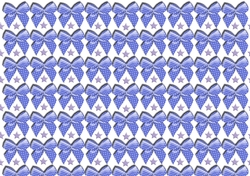Blue bows and stars background sheet