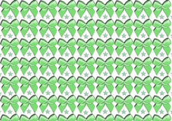 Green bows and stars background sheet