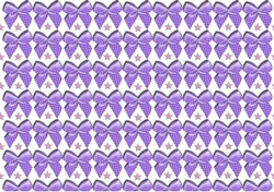 Purple bows and stars background sheet